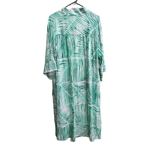 CALIA cover up dress Resort Wear Palm Print - Picture 2 of 7